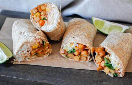 chickpea wrap
