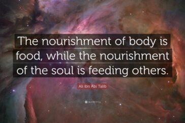 Body and soul nourisment